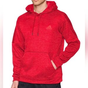 Adidas Men's Vibrant Red Hoodie.Size S